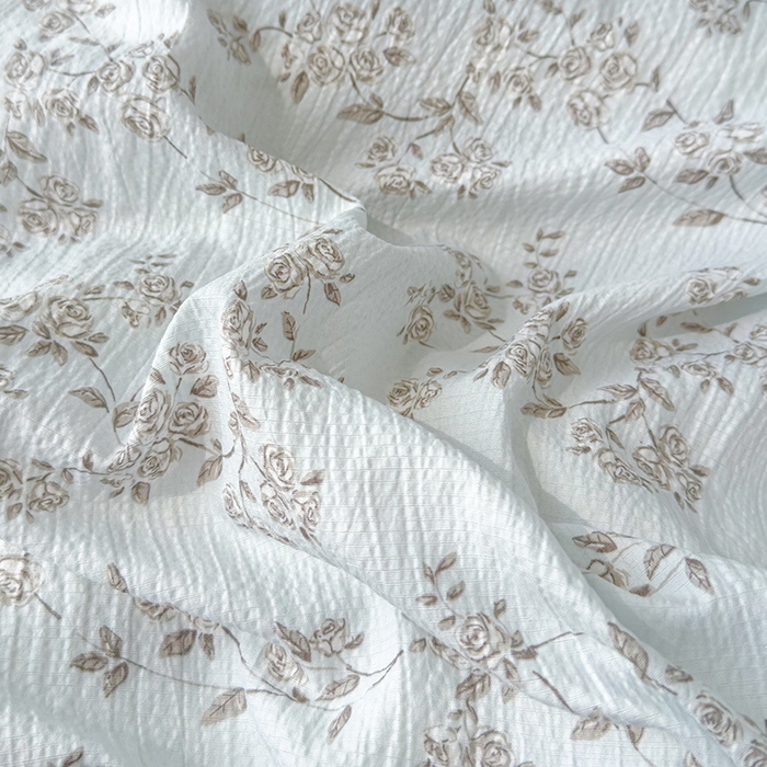 91家纺网 家纺一手货源 找家纺 竹合家纺 2025新品云感皱皱四件套跑量款小清新四件套 蓝颜