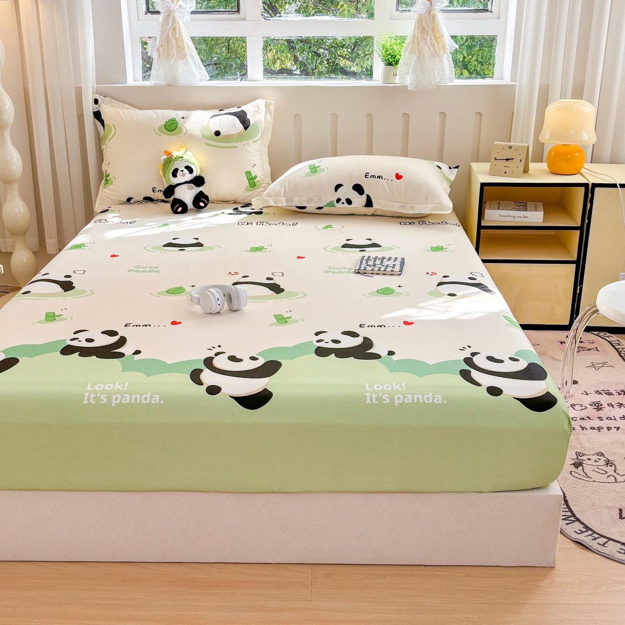 91家纺网 家纺一手货源 找家纺 （总）大吉 2025新款全棉印花床笠