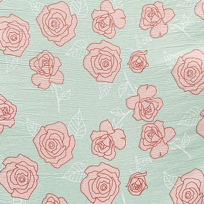 91家纺网 家纺一手货源 找家纺 畅畅家纺 2025新款A类水洗棉麻双层纱夏被四件套 法式玫瑰