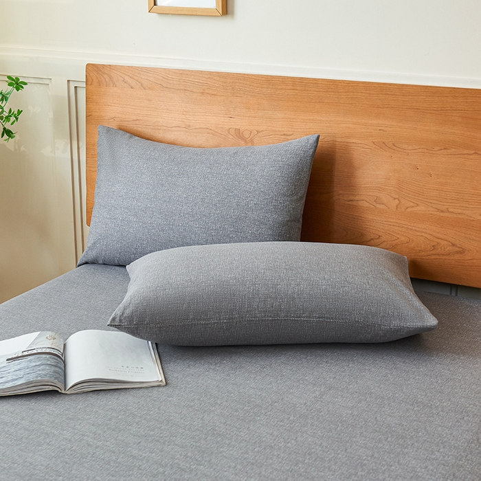 91家纺网 家纺一手货源 找家纺 义博家纺 2025新款纯棉老粗布床单 碳素灰