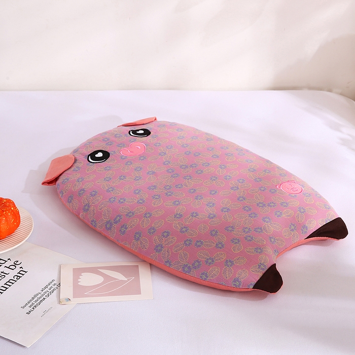 91家纺网 家纺一手货源 找家纺 （总）贤内助家纺 2025新款全棉猪猪侠荞麦枕枕头枕芯保健枕护肩枕