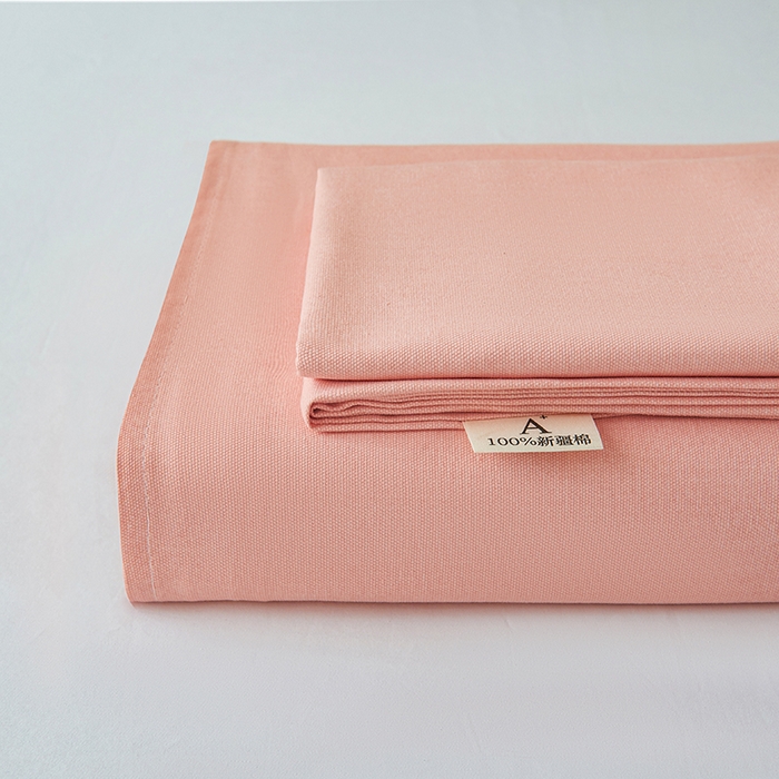 91家纺网 家纺一手货源 找家纺 义博家纺 2025新款纯棉老粗布床单 春日