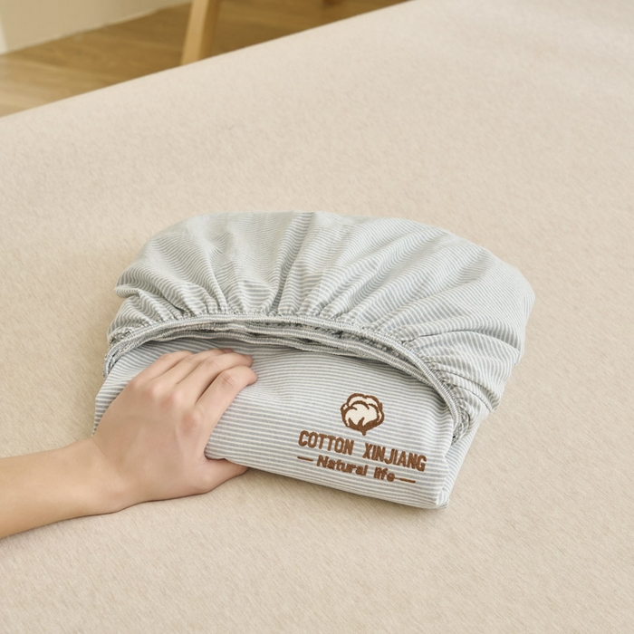 91家纺网 家纺一手货源 找家纺 （总）早晨家纺 2025新款色织纯棉水洗棉毛巾绣床笠