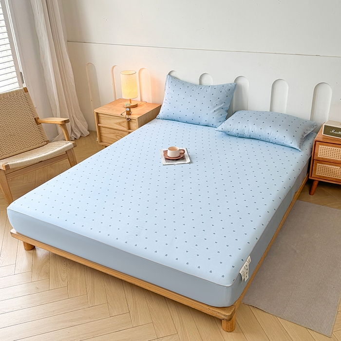 91家纺网 家纺一手货源 找家纺 （总）笠裙家纺 2025新款进口凉感莱赛尔天丝床笠套三件套