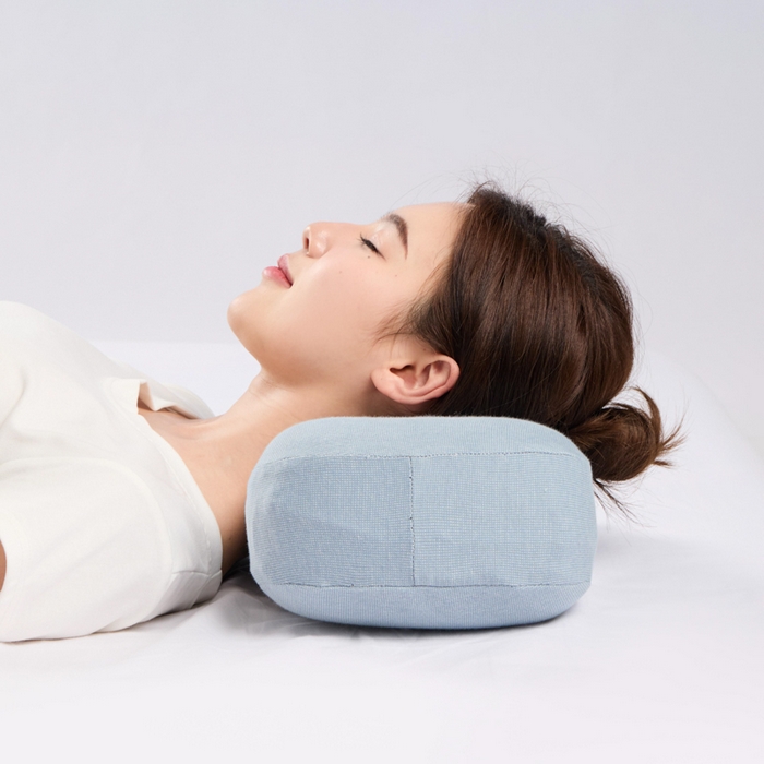 91家纺网 家纺一手货源 找家纺 昕科 2025新款便携记忆棉旅行枕-记忆棉午睡枕旅行出差枕便携小枕头旅游枕头办公司靠枕折叠枕芯 便携小枕头-蓝色42x20x9/11cm一只