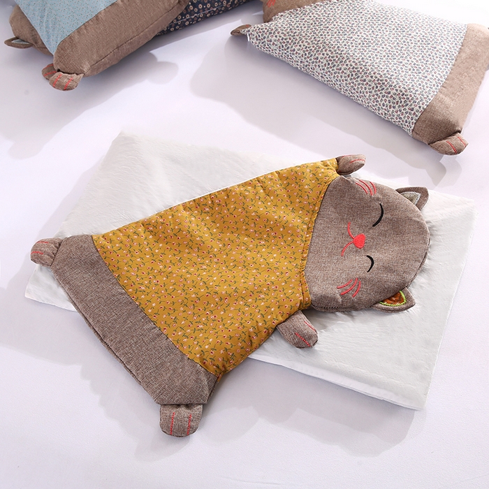 91家纺网 家纺一手货源 找家纺 （总）贤内助家纺 2025新款全棉招财猫荞麦枕枕头枕芯护肩枕保健枕