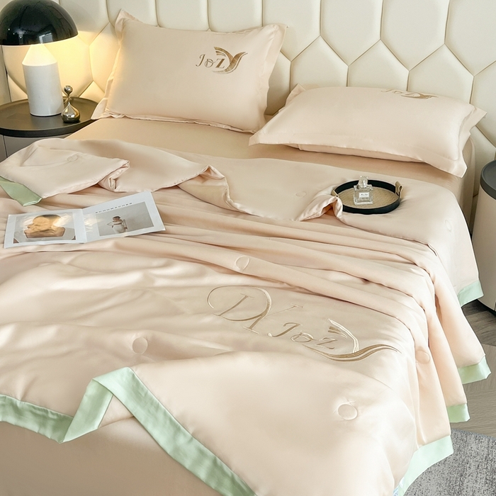 91家纺网 家纺一手货源 找家纺 （总）佳汐蓝家纺 2025新款水洗真丝夏被夏凉被空调被