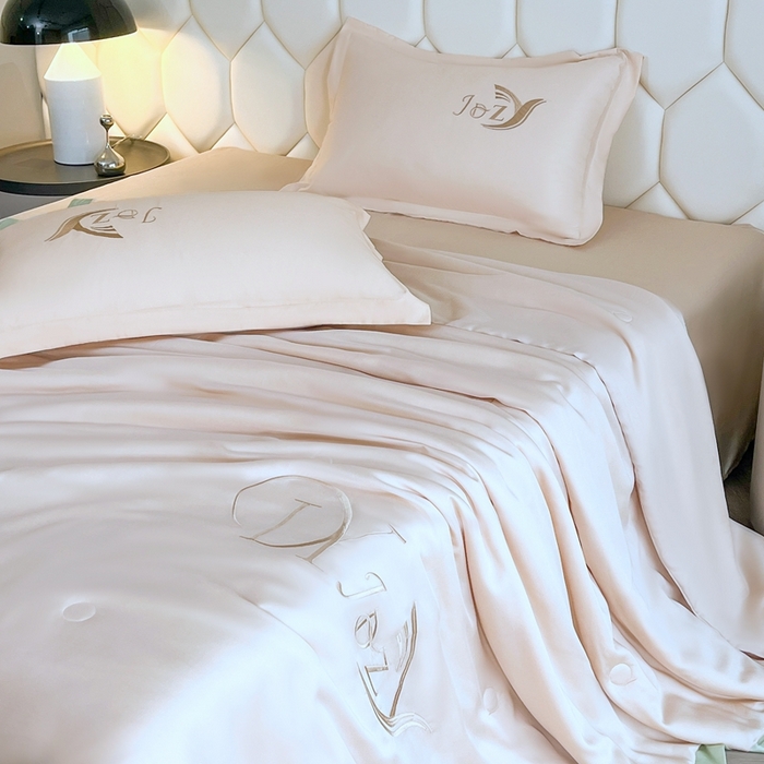 91家纺网 家纺一手货源 找家纺 （总）佳汐蓝家纺 2025新款水洗真丝夏被夏凉被空调被