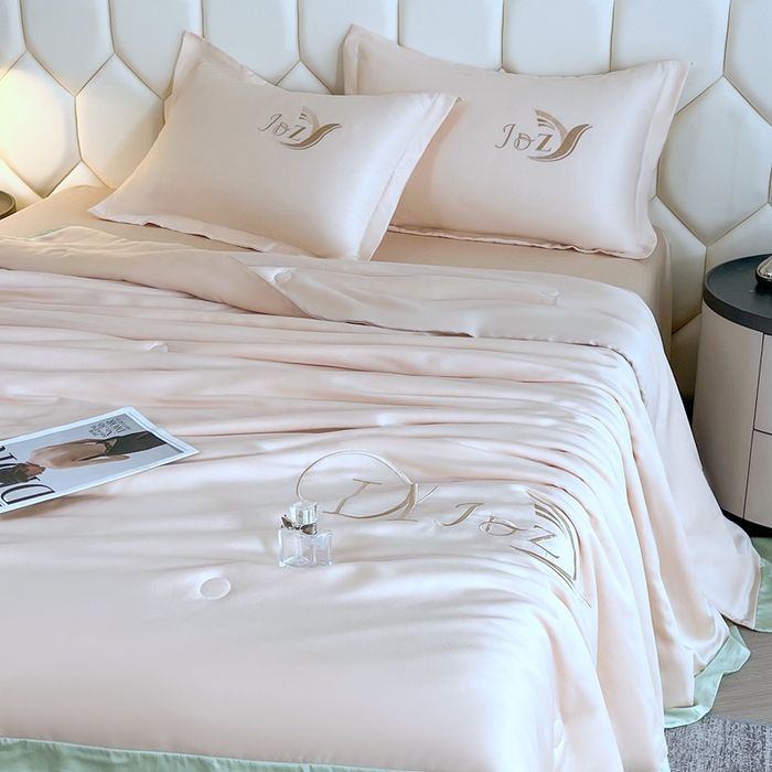 91家纺网 家纺一手货源 找家纺 （总）佳汐蓝家纺 2025新款水洗真丝夏被夏凉被空调被