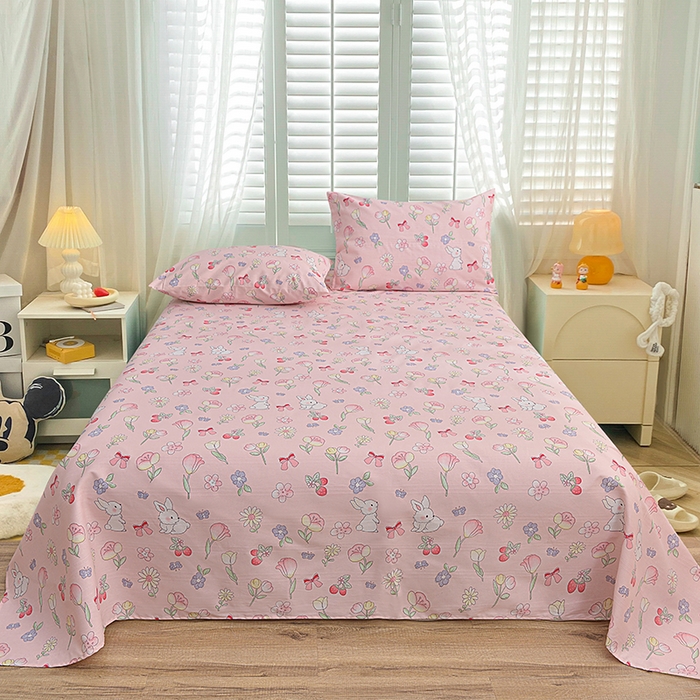 91家纺网 家纺一手货源 找家纺 （总）小雨家纺 2026新款原棉老粗布床单款凉席席子三件套