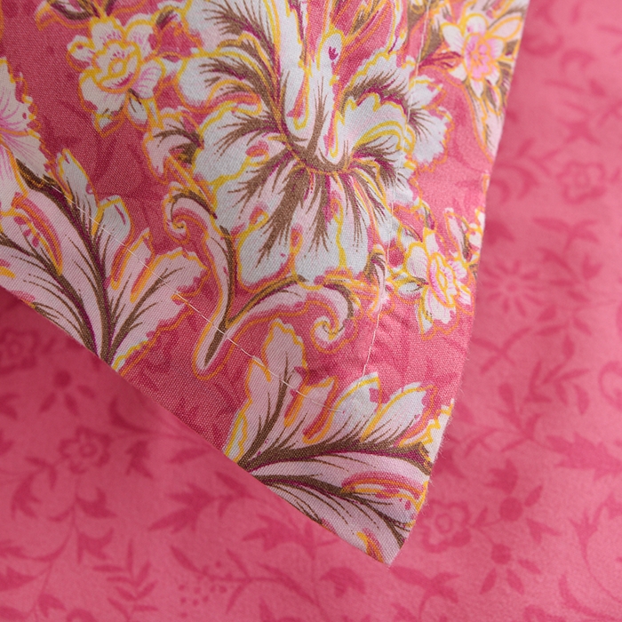 91家纺网 家纺一手货源 找家纺 小雨家纺 【跨境外贸】2026新款芦荟棉韩版花边床裙系列四件套 梦里花都