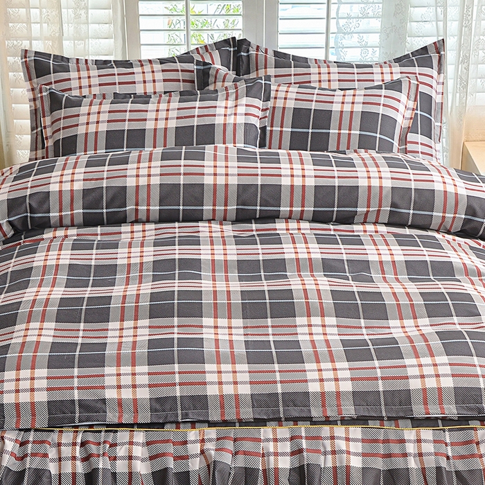 91家纺网 家纺一手货源 找家纺 小雨家纺 【跨境外贸】2026新款芦荟棉韩版花边床裙系列四件套 如意咖