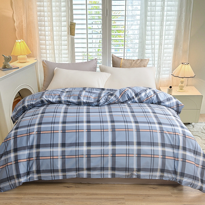 91家纺网 家纺一手货源 找家纺 （总）小雨家纺 【跨境外贸】2026新款芦荟棉韩版花边床裙系列被套单件-单被套