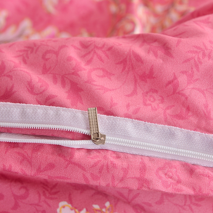 91家纺网 家纺一手货源 找家纺 小雨家纺 【跨境外贸】2026新款芦荟棉韩版花边床裙系列被套单件-单被套 梦里花都