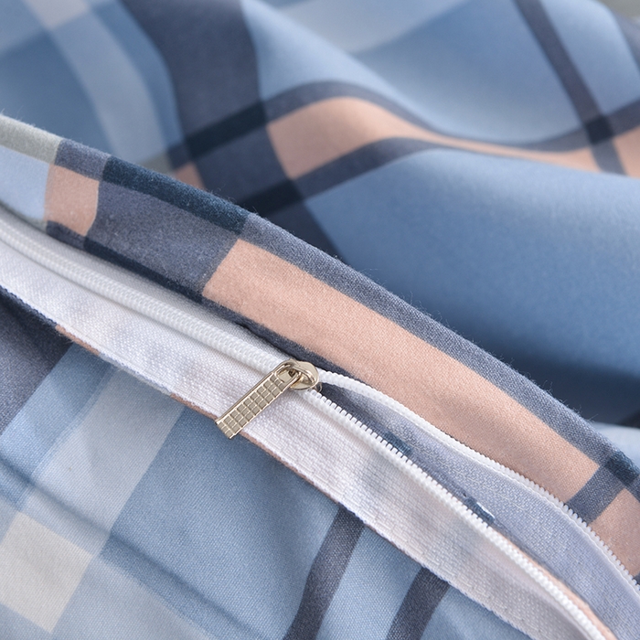 91家纺网 家纺一手货源 找家纺 小雨家纺 【跨境外贸】2026新款芦荟棉韩版花边床裙系列被套单件-单被套 新动力灰