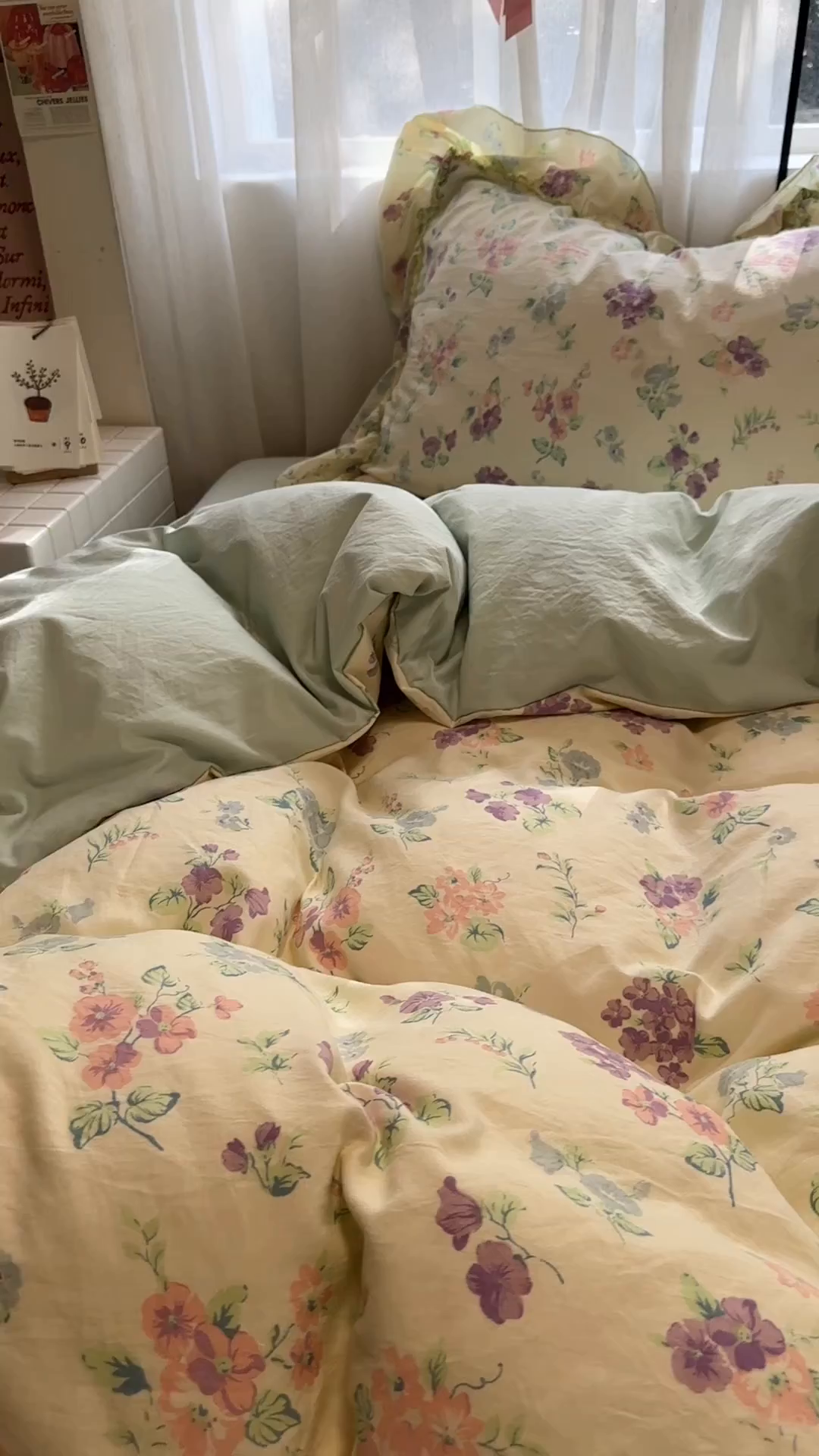 91家纺网 家纺一手货源 找家纺 冕悠家纺 2025新款A类法式花边四件套超柔裸睡级床单被套三件套-风格一+微信提供买家秀 夕柚