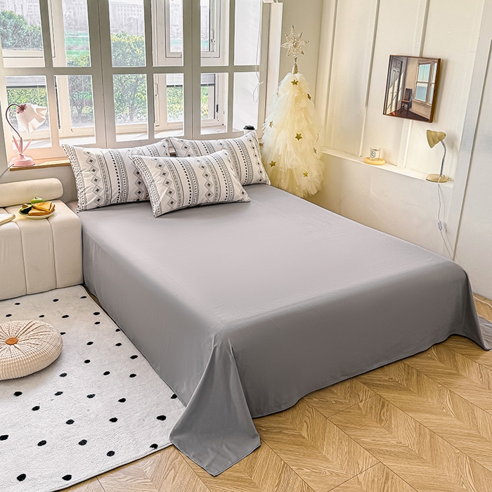 91家纺网 家纺一手货源 找家纺 昊翔家纺 2025新款13372全棉印花系列四件套 广岛之恋