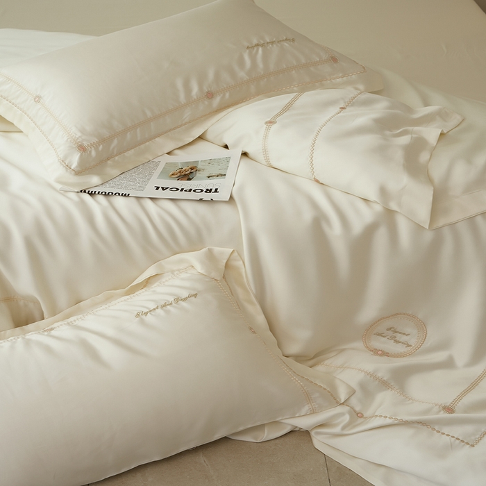 91家纺网 家纺一手货源 找家纺  （总）简纯主义 2025春夏新款60S奥地利进口兰精天丝-茜茜公主