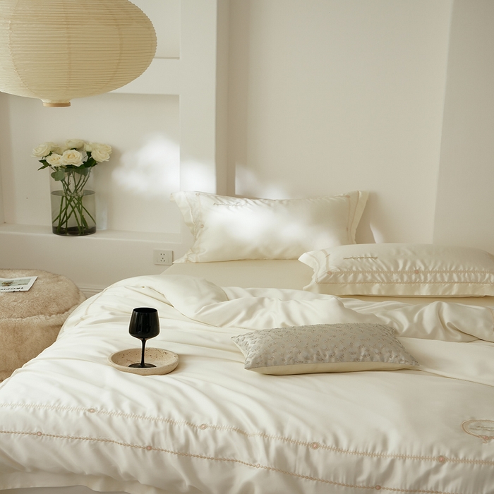 91家纺网 家纺一手货源 找家纺  （总）简纯主义 2025春夏新款60S奥地利进口兰精天丝-茜茜公主