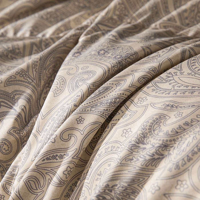 91家纺网 家纺一手货源 找家纺 （总）静若居羽绒被壳 2025新款糯棉印花羽绒被95白鹅绒羽绒被壳送充绒管