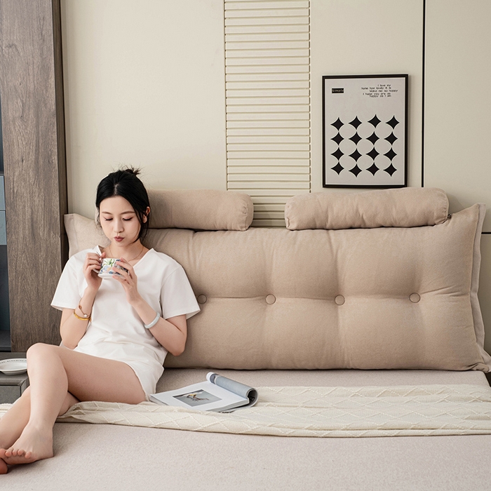 91家纺网 家纺一手货源 找家纺 （总）一兰家纺 2025新款四季通用三角靠垫床头大靠背腰靠沙发靠背可拆洗-希尔系列