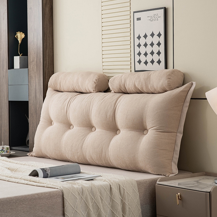 91家纺网 家纺一手货源 找家纺 （总）一兰家纺 2025新款四季通用三角靠垫床头大靠背腰靠沙发靠背可拆洗-希尔系列