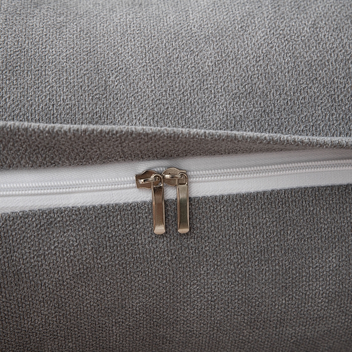 91家纺网 家纺一手货源 找家纺 一兰家纺 2025新款四季通用三角靠垫床头大靠背腰靠沙发靠背可拆洗-希尔系列 希尔-灰色