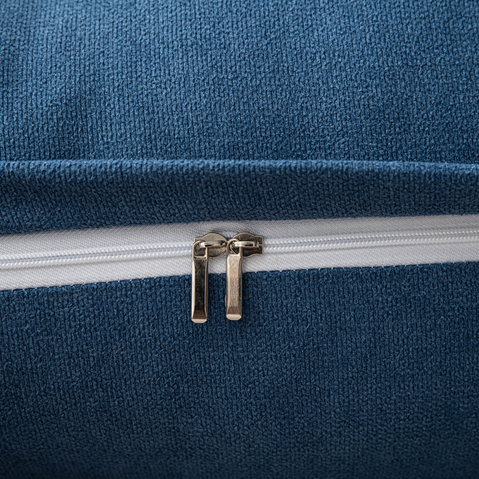 91家纺网 家纺一手货源 找家纺 一兰家纺 2025新款四季通用三角靠垫床头大靠背腰靠沙发靠背可拆洗-希尔系列 希尔-深海蓝