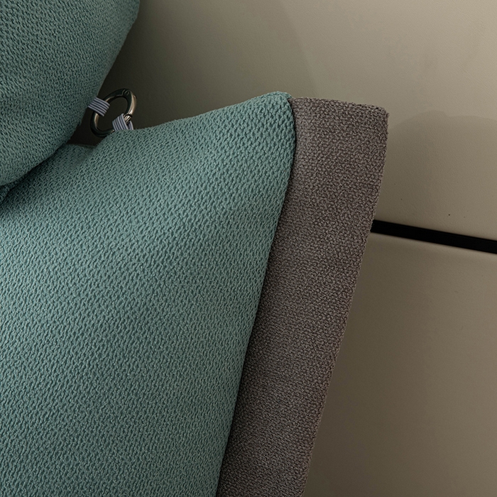 91家纺网 家纺一手货源 找家纺 一兰家纺 2025新款四季通用三角靠垫床头大靠背腰靠沙发靠背可拆洗-希尔系列 希尔-水漾蓝