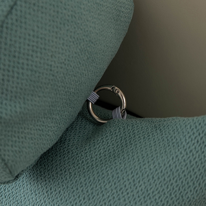 91家纺网 家纺一手货源 找家纺 一兰家纺 2025新款四季通用三角靠垫床头大靠背腰靠沙发靠背可拆洗-希尔系列 希尔-水漾蓝