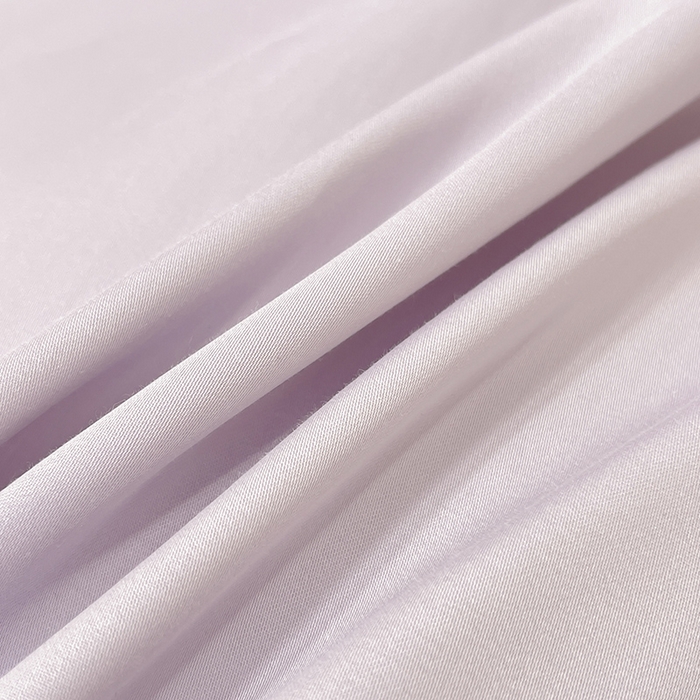 91家纺网 家纺一手货源 找家纺 2025新款轻奢A类长绒棉四件套全棉纯棉全工艺刺绣纯色床单床笠直播爆款床上用品 曼影-黛紫