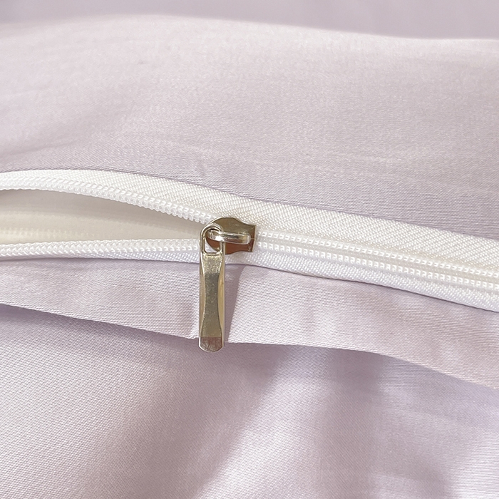 91家纺网 家纺一手货源 找家纺 2025新款轻奢A类长绒棉四件套全棉纯棉全工艺刺绣纯色床单床笠直播爆款床上用品 曼影-黛紫