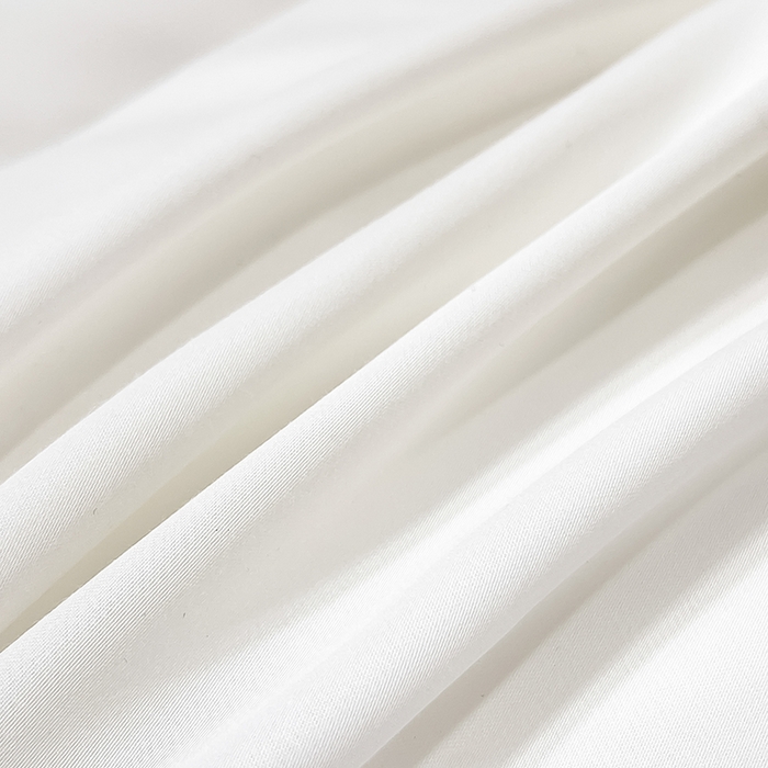 91家纺网 家纺一手货源 找家纺 2025新款轻奢A类长绒棉四件套全棉纯棉全工艺刺绣纯色床单床笠直播爆款床上用品 曼影-白粉