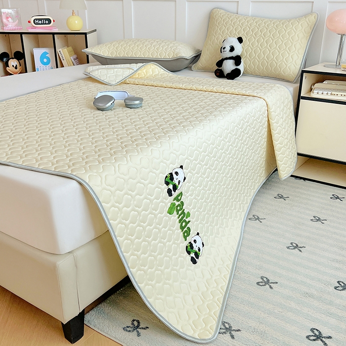 91家纺网 家纺一手货源 找家纺 （总）三盛源 2025新款凉感丝加厚凉席夏季冰丝凉席