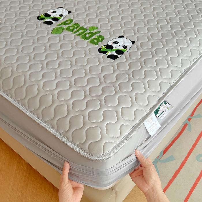 91家纺网 家纺一手货源 找家纺 （总）三盛源 2025新款凉感丝凉席床笠夏季加厚冰丝凉席床套