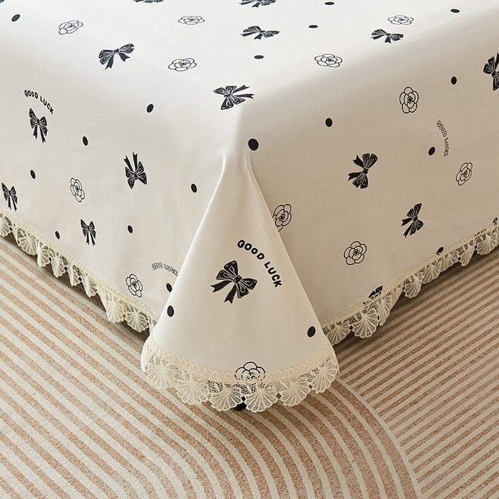 91家纺网 家纺一手货源 找家纺 （总）义博家纺 2025新款纯棉老粗布花边款单床单