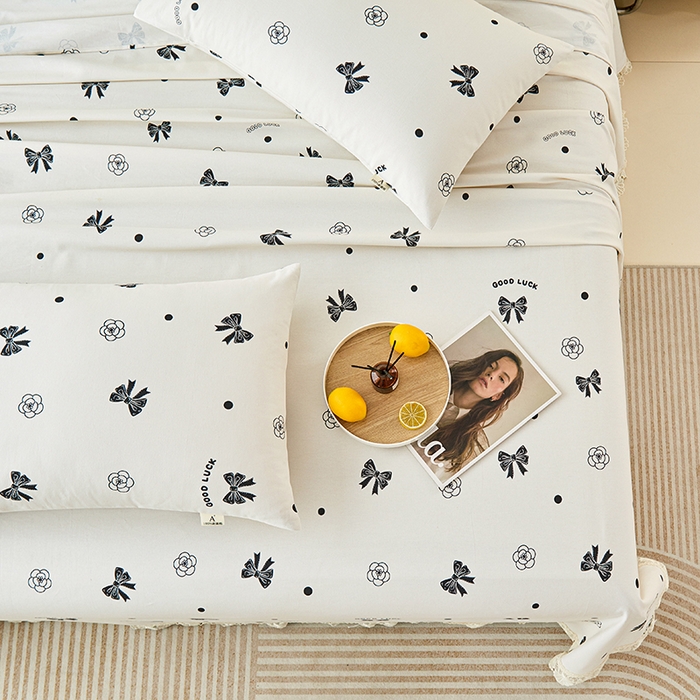 91家纺网 家纺一手货源 找家纺 （总）义博家纺 2025新款纯棉老粗布花边款单床单