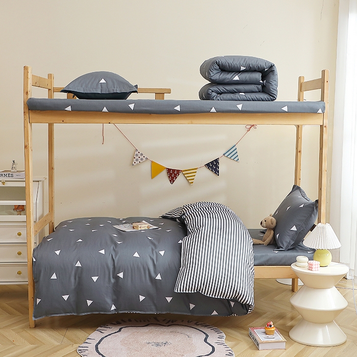 馨雅家纺 2025新款全棉学生三件套纯棉学生宿舍三件套 爱巢