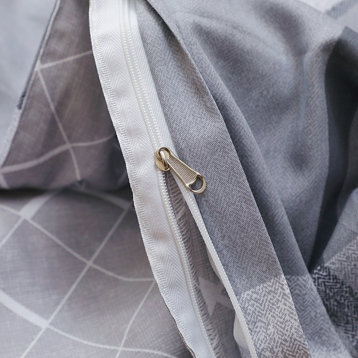 91家纺网 家纺一手货源 找家纺 馨雅家纺 2025新款全棉学生三件套纯棉学生宿舍三件套 巴比伦-灰