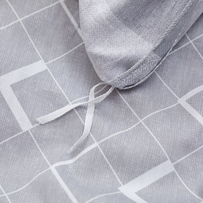 91家纺网 家纺一手货源 找家纺 馨雅家纺 2025新款全棉学生三件套纯棉学生宿舍三件套 巴比伦-灰