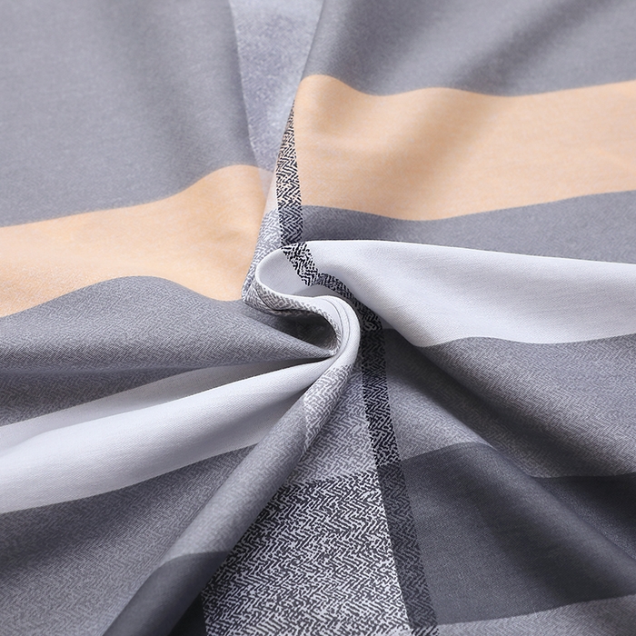 91家纺网 家纺一手货源 找家纺 馨雅家纺 2025新款全棉学生三件套纯棉学生宿舍三件套 巴比伦-灰