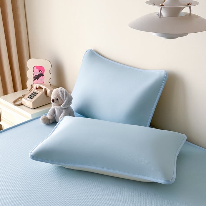 91家纺网 家纺一手货源 找家纺 （总）九花鹿 2025新款凉感PE卡通冰丝席-床笠款