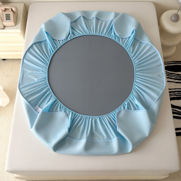 91家纺网 家纺一手货源 找家纺 （总）九花鹿 2025新款凉感PE卡通冰丝席-床笠款