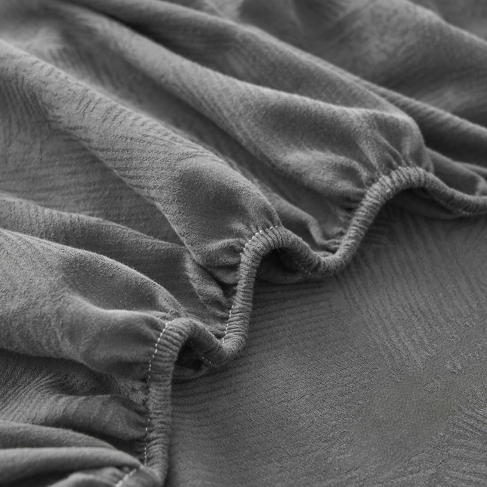 91家纺网 家纺一手货源 找家纺 （总）早晨家纺 2025新款肌理纹纯棉提花床笠