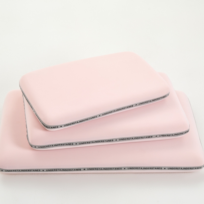 91家纺网 家纺一手货源 找家纺 昕科 2025新款豆芙深睡记忆棉亲子枕-零压生物基记忆棉儿童枕头记忆棉学生枕生物基成人枕芯 粉色豆芙记忆棉-儿童枕 30x47cm/只 