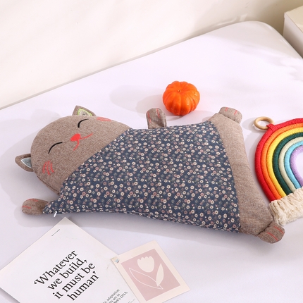 91家纺网 家纺一手货源 找家纺 （总）贤内助家纺 2025新款全棉招财猫荞麦枕枕头枕芯护肩枕保健枕