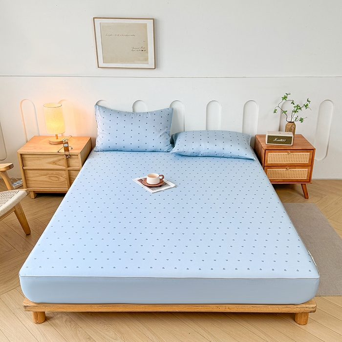 91家纺网 家纺一手货源 找家纺 （总）笠裙家纺 2025新款进口凉感莱赛尔天丝床笠套三件套