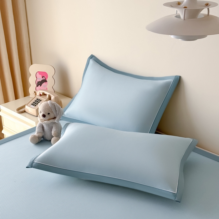 91家纺网 家纺一手货源 找家纺 九花鹿 2025新款凉感PE卡通冰丝席-凉席款 海獭兄弟