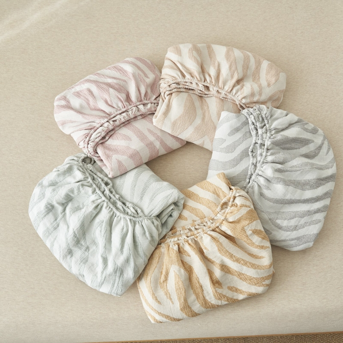 91家纺网 家纺一手货源 找家纺 （总）早晨家纺 2025新款三层纱纯棉提花床笠