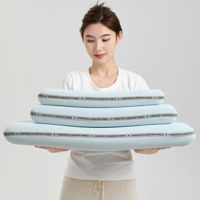 91家纺网 家纺一手货源 找家纺 （总）昕科 2025新款豆芙深睡记忆棉亲子枕-零压生物基记忆棉儿童枕头记忆棉学生枕生物基成人枕芯